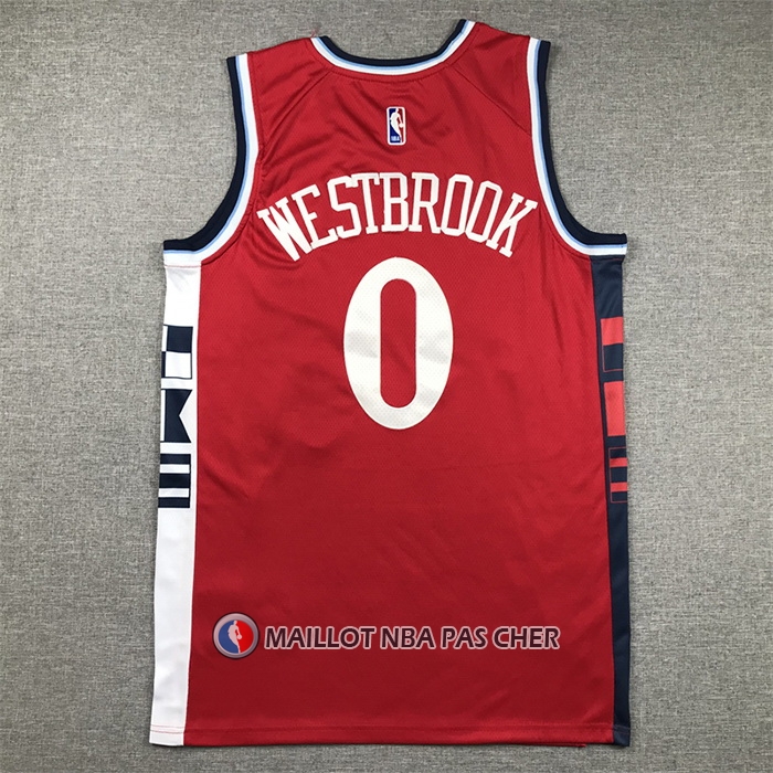 Maillot Los Angeles Clippers Russell Westbrook NO 0 Statement 2024-25 Rouge